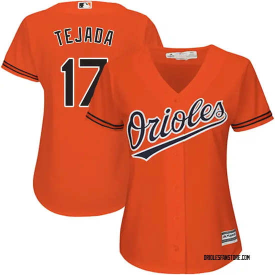 Ruben Tejada Baltimore Orioles Women's Authentic Cool Base Alternate ...